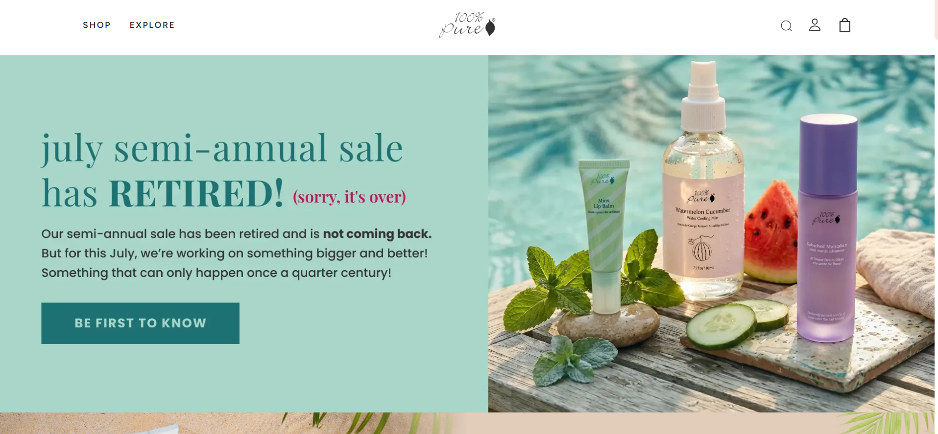 Skincare Brand Storefront